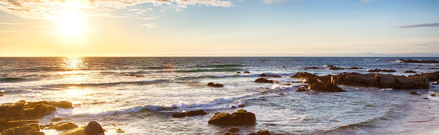 waves lapping on beach